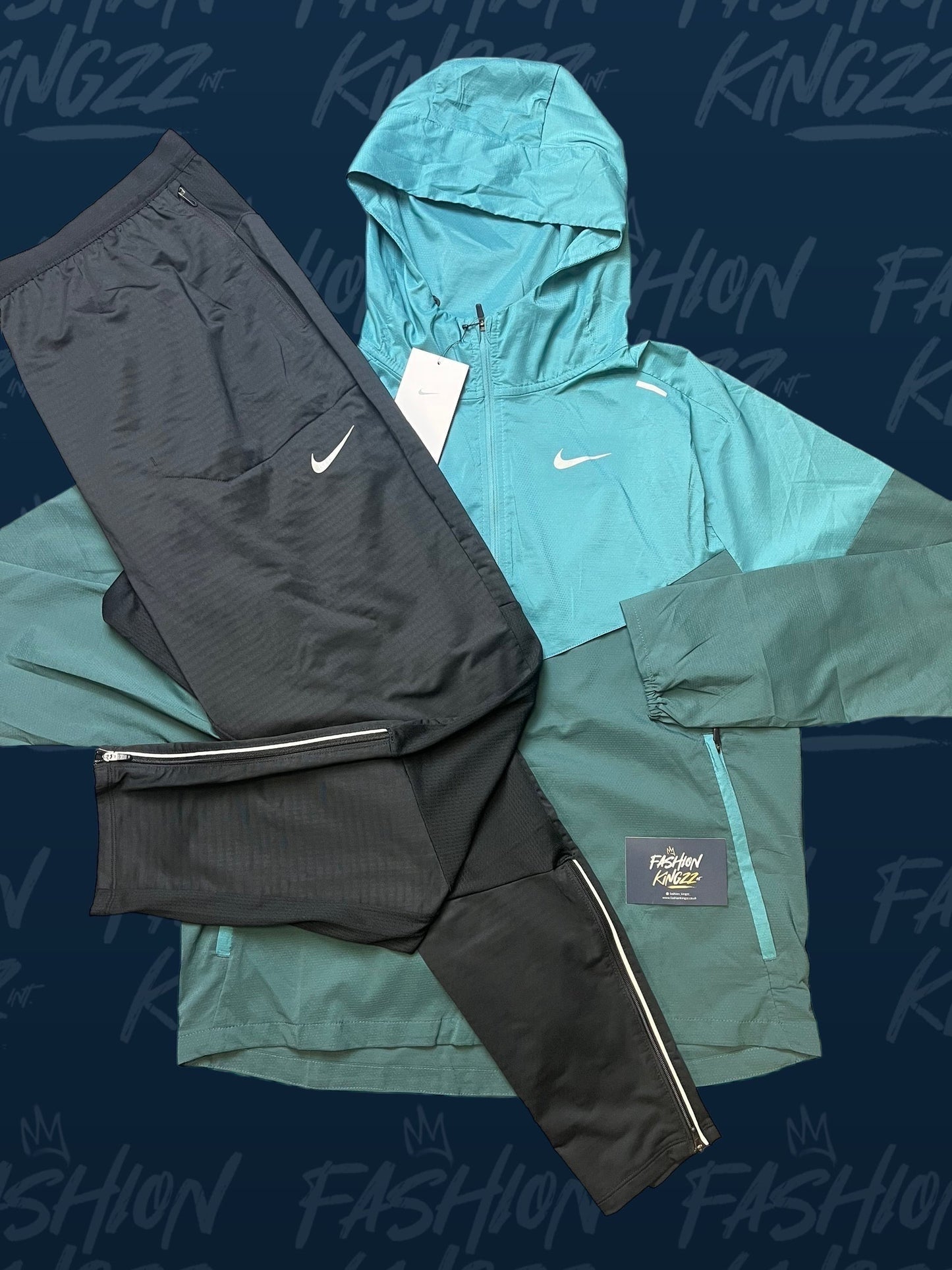 Nike Windbreaker Set - teal